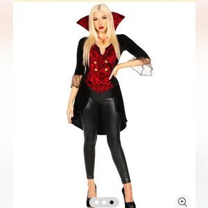 Tipsy Elves Black and Red Vampire Costume NWT